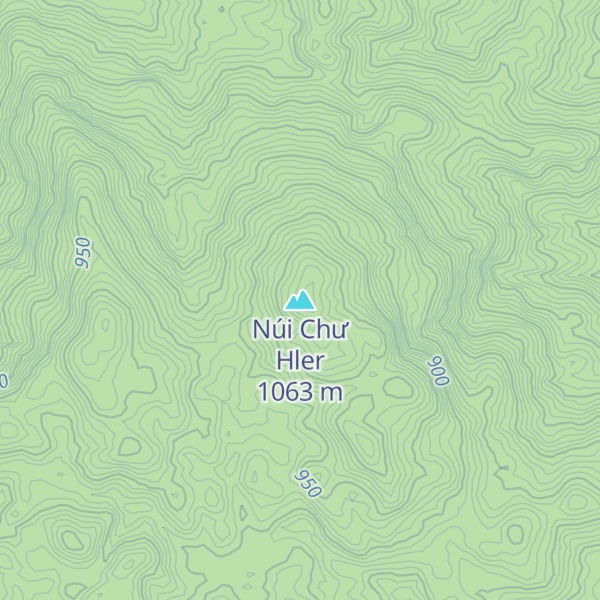 Map of Núi Chư Hler