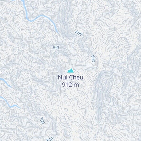 Map of Núi Cheu