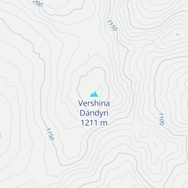 Map of Vershina Dandyri