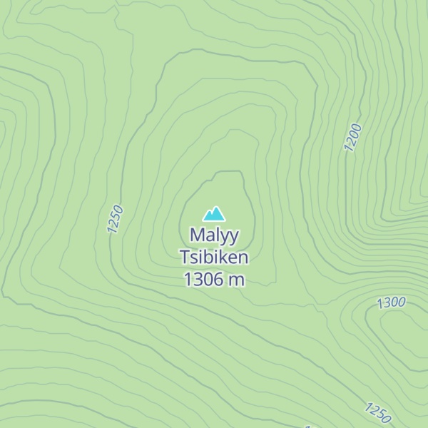 Map of Malyy Tsibiken