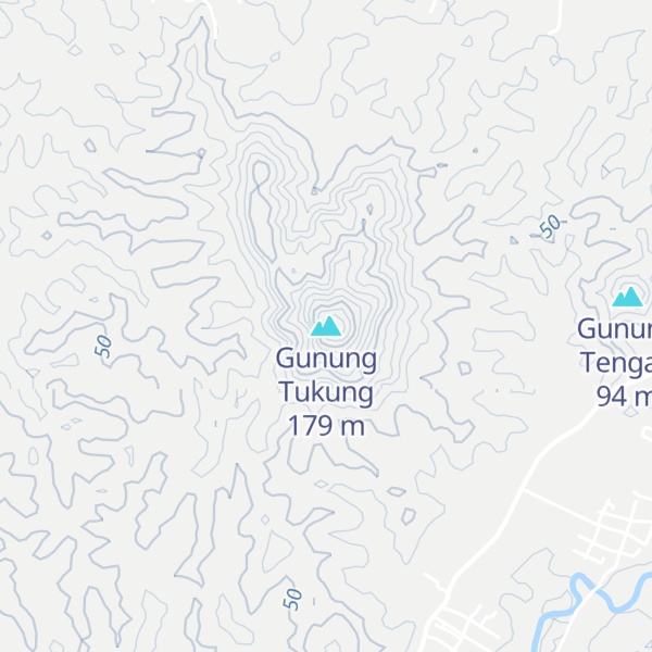 Map of Gunung Tukung