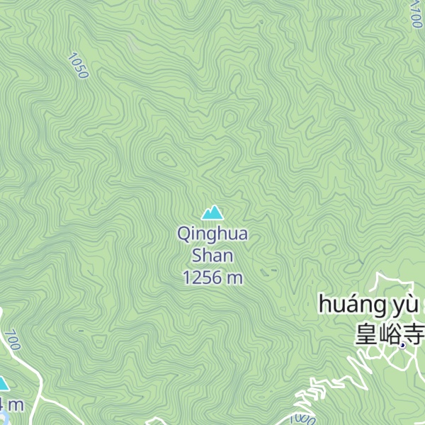 Map of Qinghua Shan