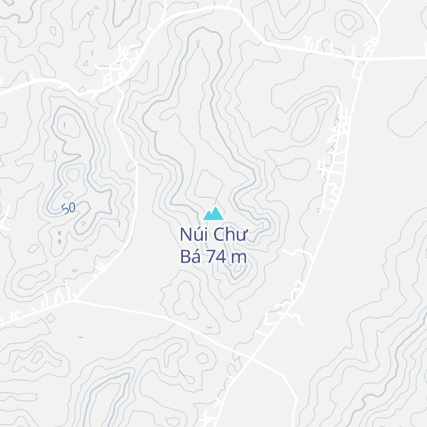 Map of Núi Chư Bá
