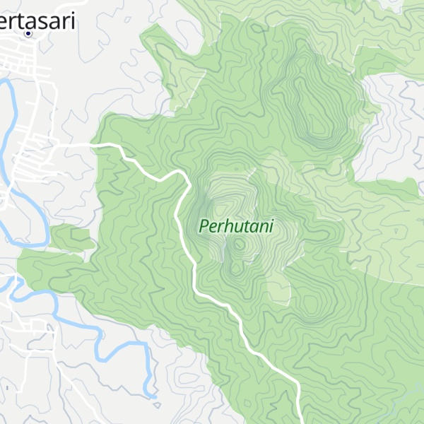 Map of Gunung Canggah