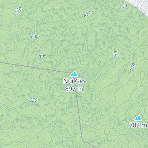Map of Núi Gió