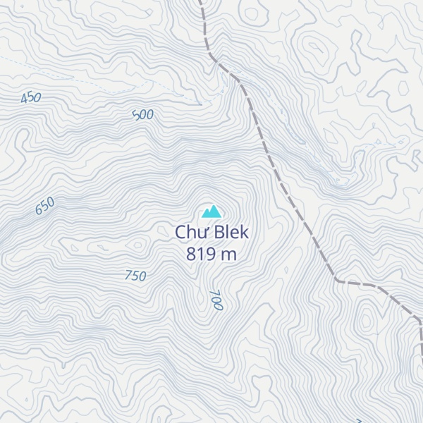 Map of Chư Blek