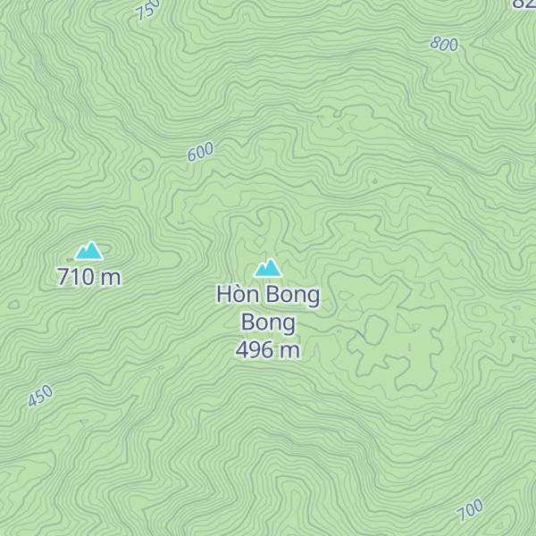 Map of Hòn Bong Bong