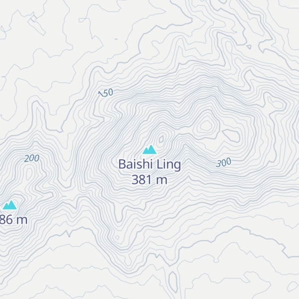 Map of Baishi Ling