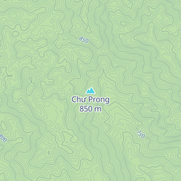 Map of Chư Prong