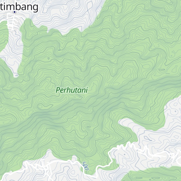 Map of Gunung Panglayapan