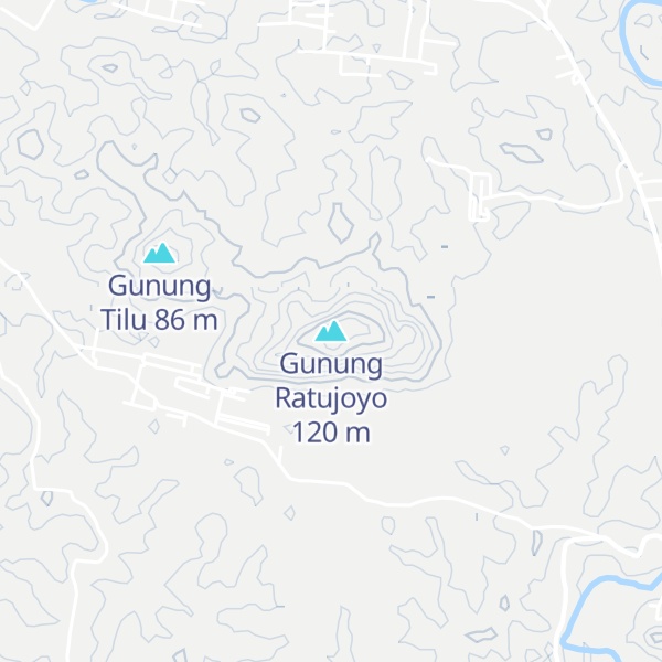 Map of Gunung Ratujoyo