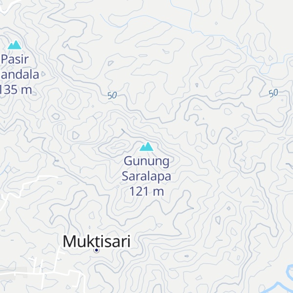Map of Gunung Saralapa