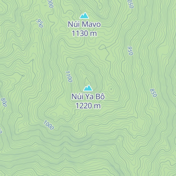 Map of Núi Ya Bô