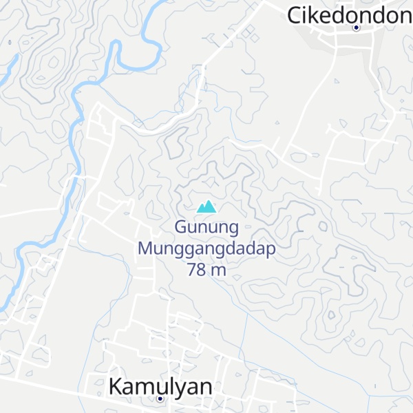 Map of Gunung Munggangdadap