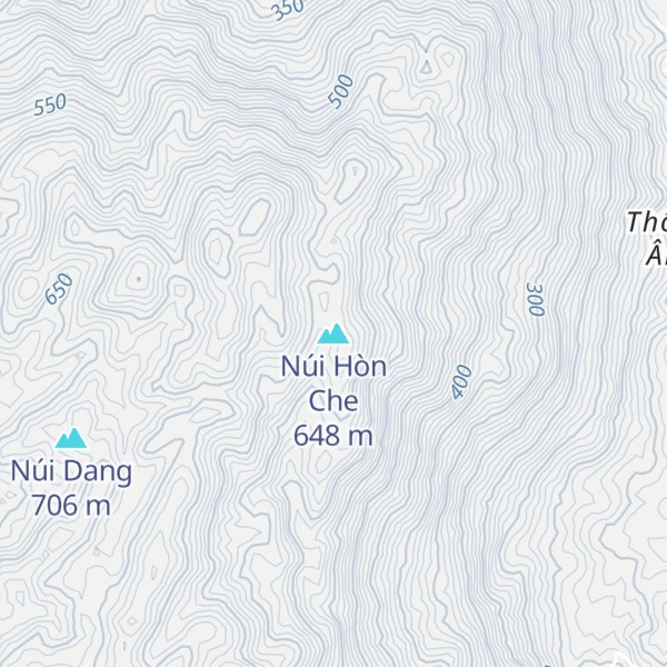 Map of Núi Hòn Che