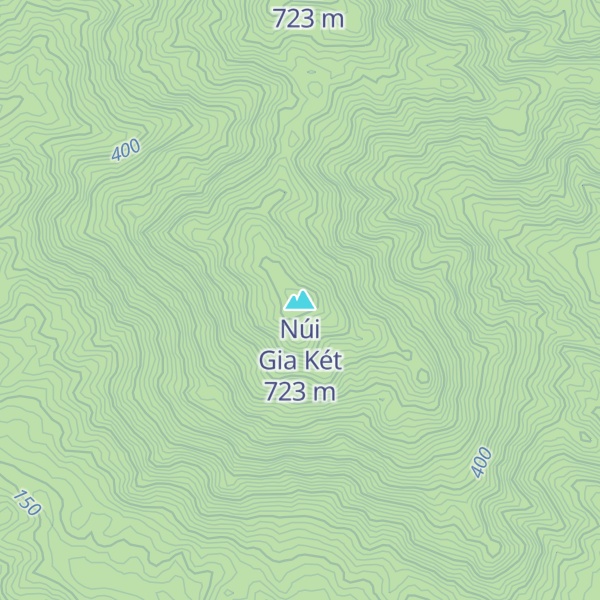 Map of Núi Gia Két