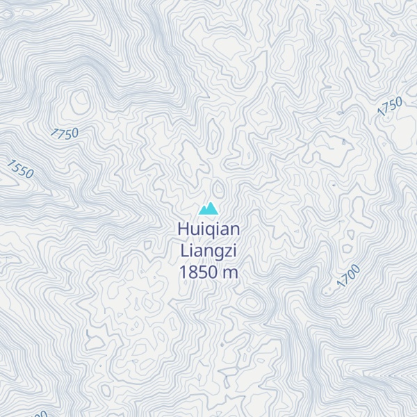 Map of Huiqian Liangzi