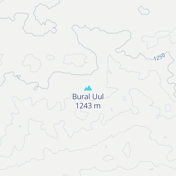Map of Bural Uul