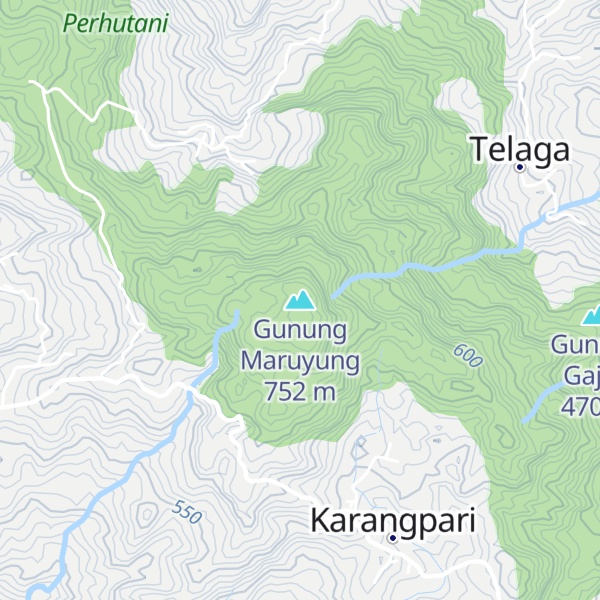 Map of Gunung Maruyung