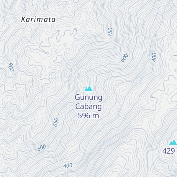 Map of Gunung Cabang