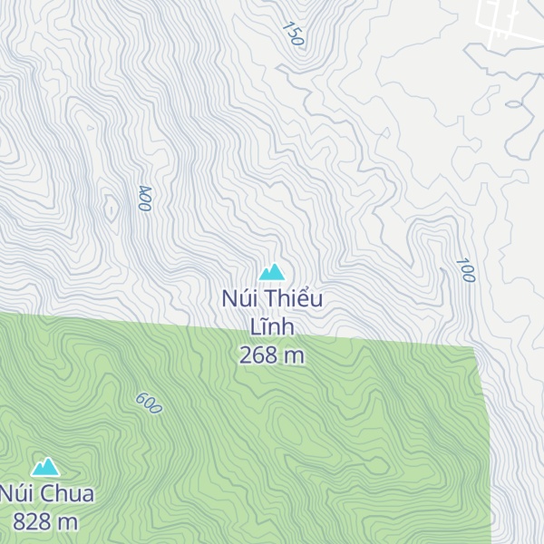 Map of Núi Thiểu Lĩnh