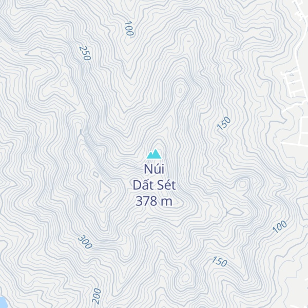 Map of Núi Dất Sét