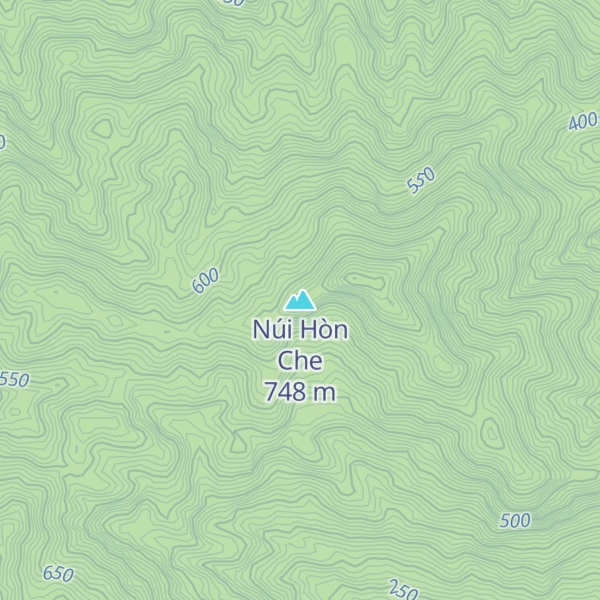 Map of Núi Hòn Che