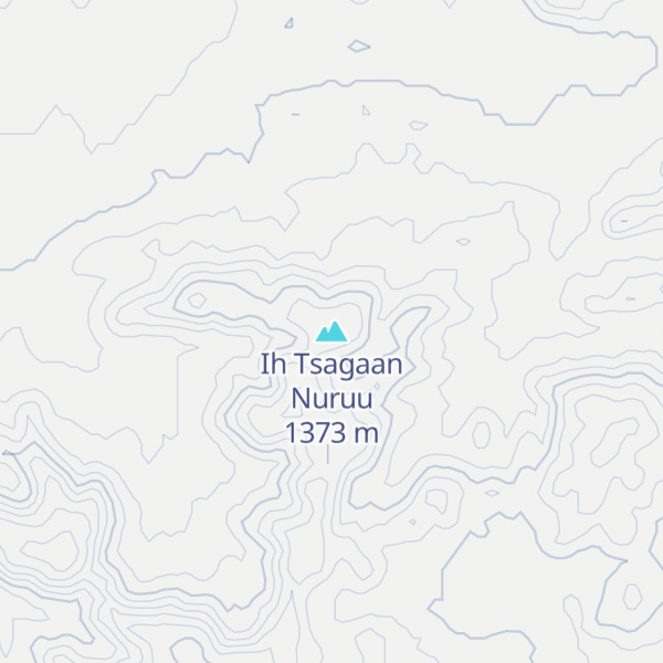 Map of Ih Tsagaan Nuruu