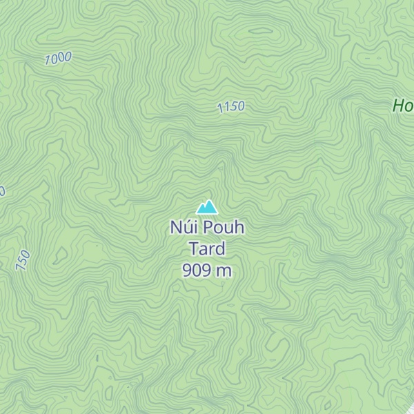 Map of Núi Pouh Tard