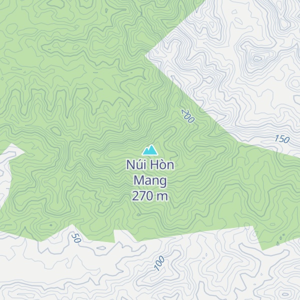 Map of Núi Hòn Mang