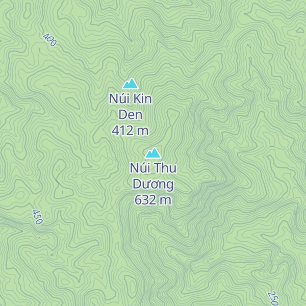 Map of Núi Thu Dương