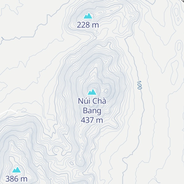Map of Núi Chà Bang