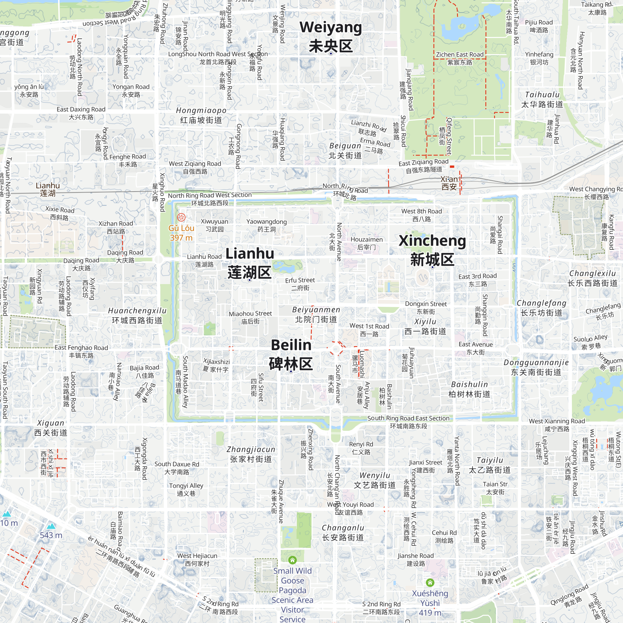 Lianhu Tourism Information Center map