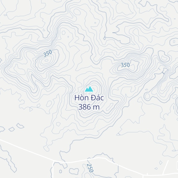 Map of Hòn Đác