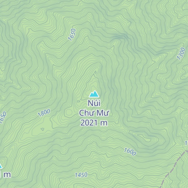 Map of Núi Chư Mư