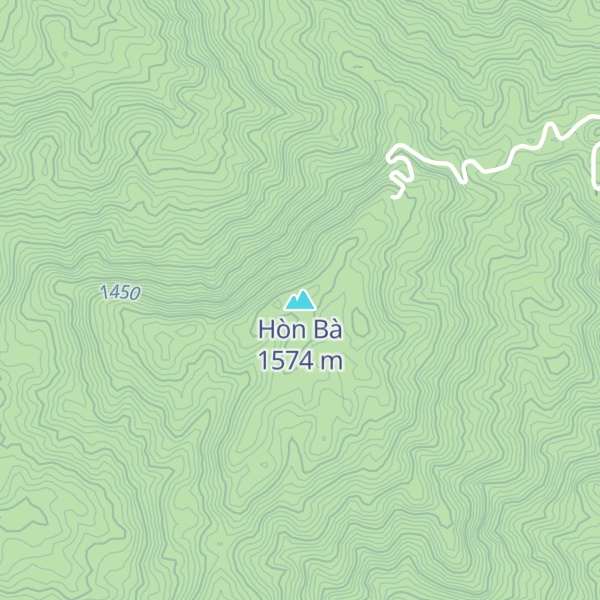 Map of Hòn Bà