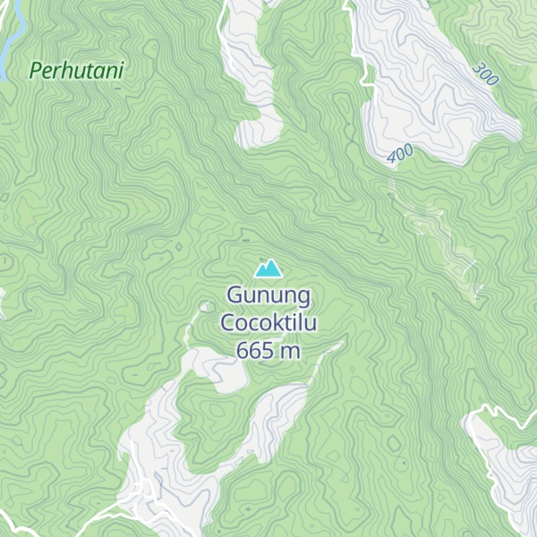 Map of Gunung Cocoktilu