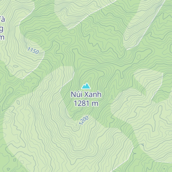 Map of Núi Xanh