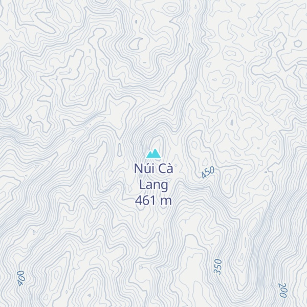 Map of Núi Cà Lang