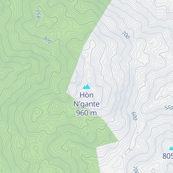 Map of Hòn N’gante