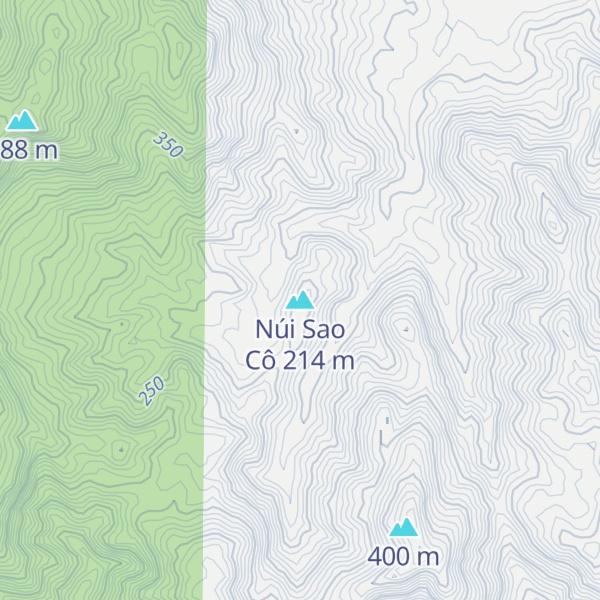 Map of Núi Sao Cô