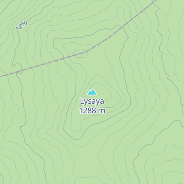 Map of Lysaya