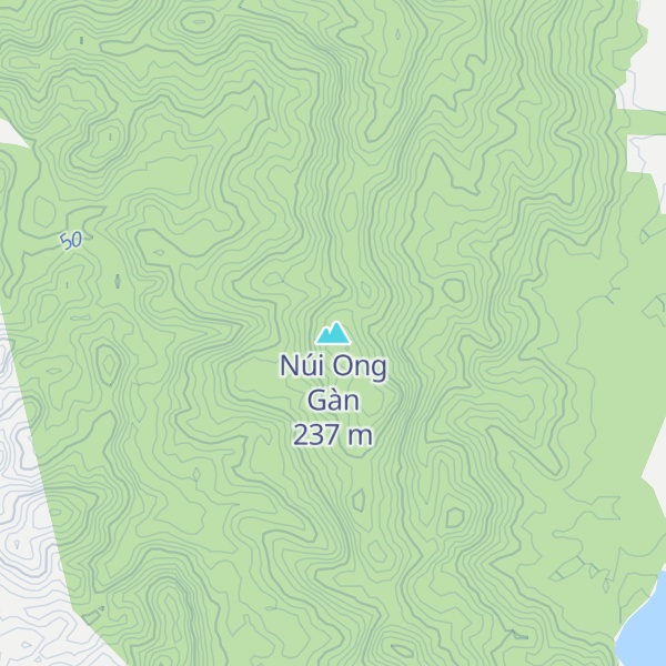 Map of Núi Ong Gàn
