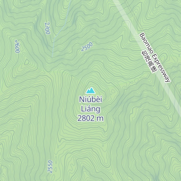 Map of Niúbèi Liáng