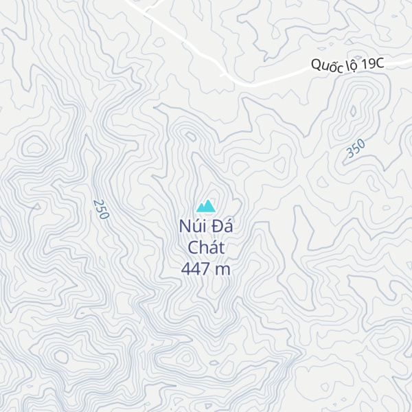 Map of Núi Đá Chát