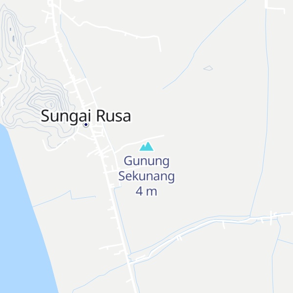 Map of Gunung Sekunang