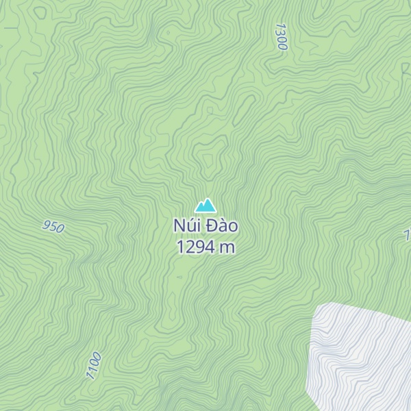 Map of Núi Đào