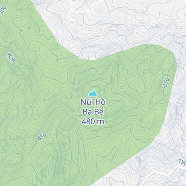 Map of Núi Hồ Ba Bể