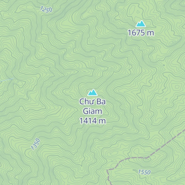 Map of Chư Ba Giam