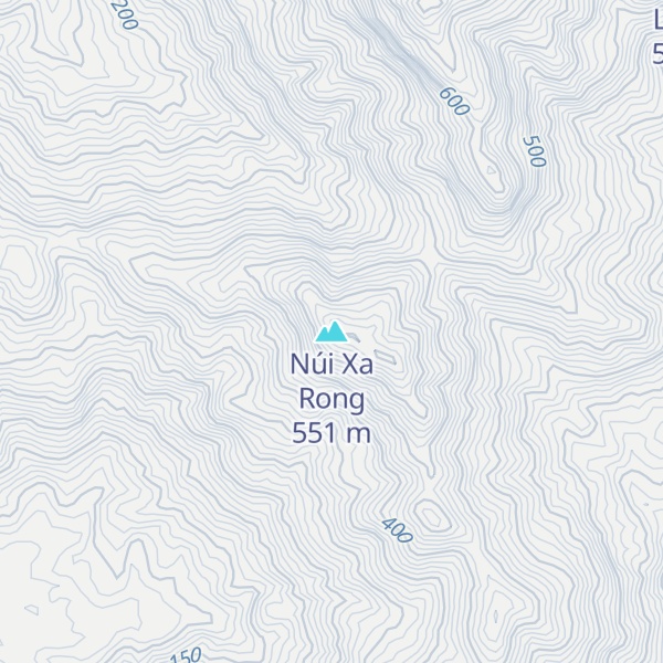 Map of Núi Xa Rong
